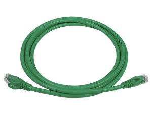 PowerMAX Green Cat.6 U/UTP T568B Patch Cord (PVC) - with Divider